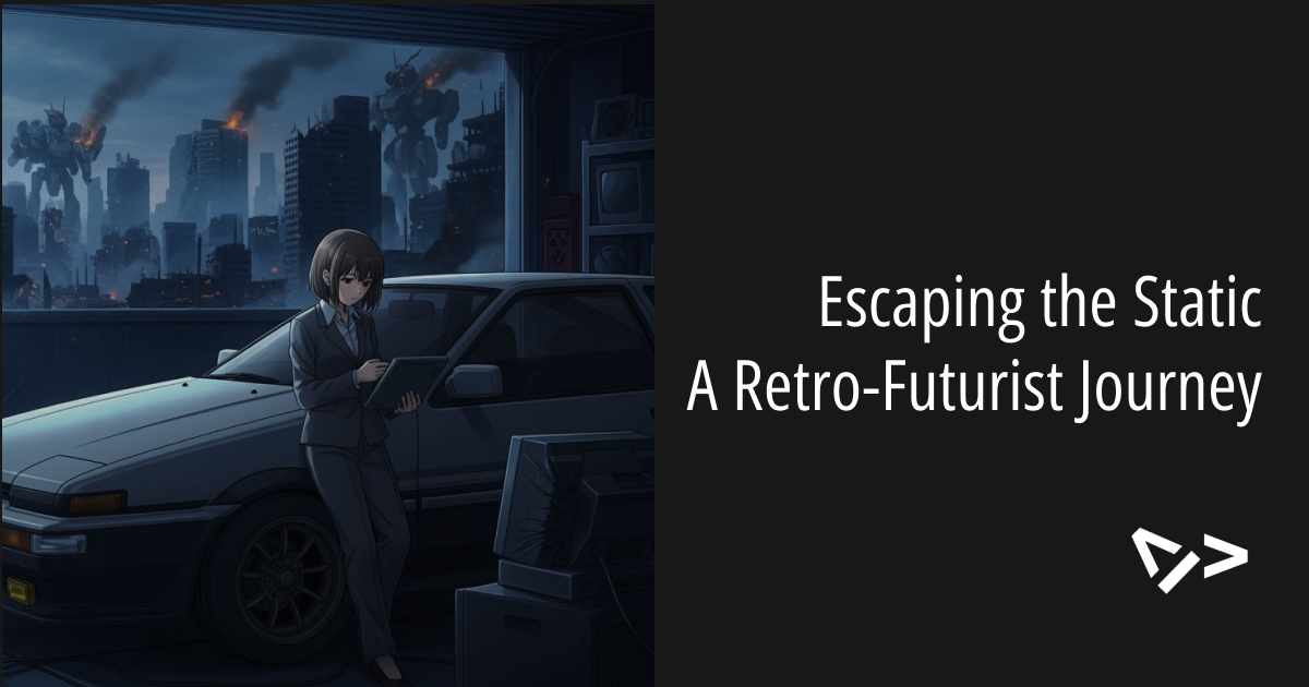 Escaping the Static: A Retro-Futurist Journey